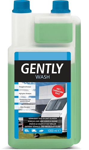 Gently Wash is een milde hoogglans shampoo